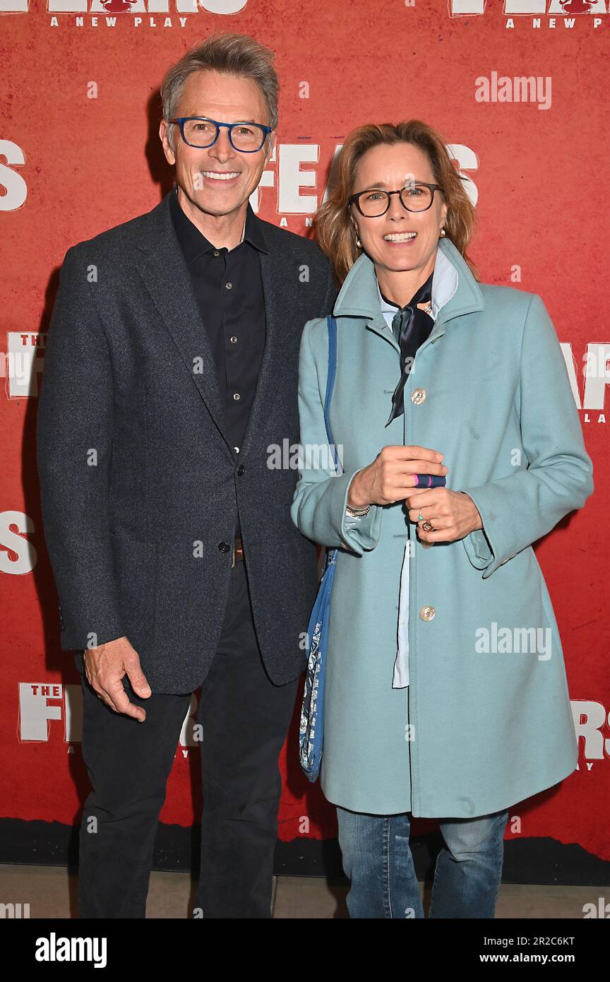 Tim Daly and Tea Leoni attend "The Fears" Off Broadway Opening at The