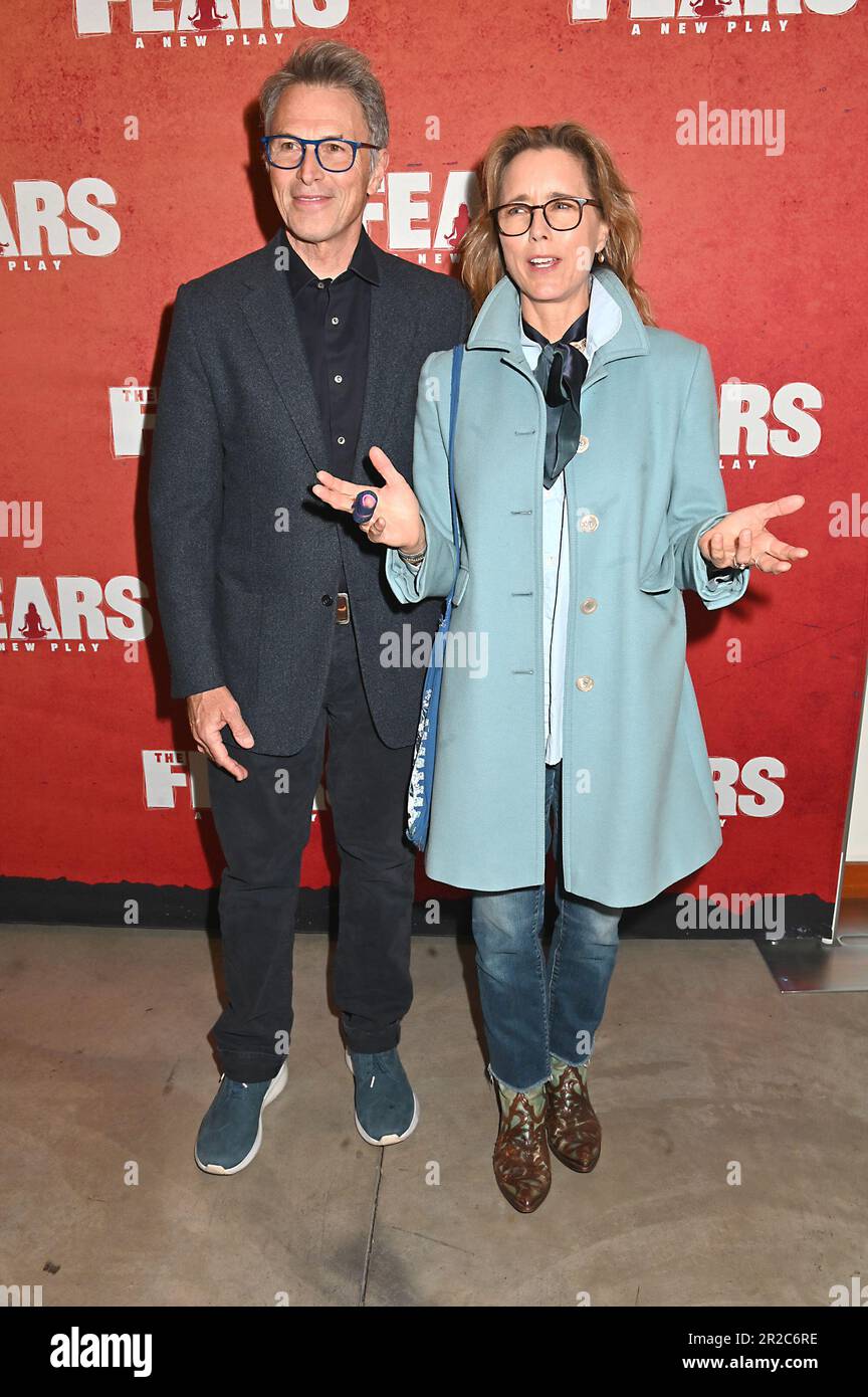 Tim Daly and Tea Leoni attend "The Fears" Off Broadway Opening at The