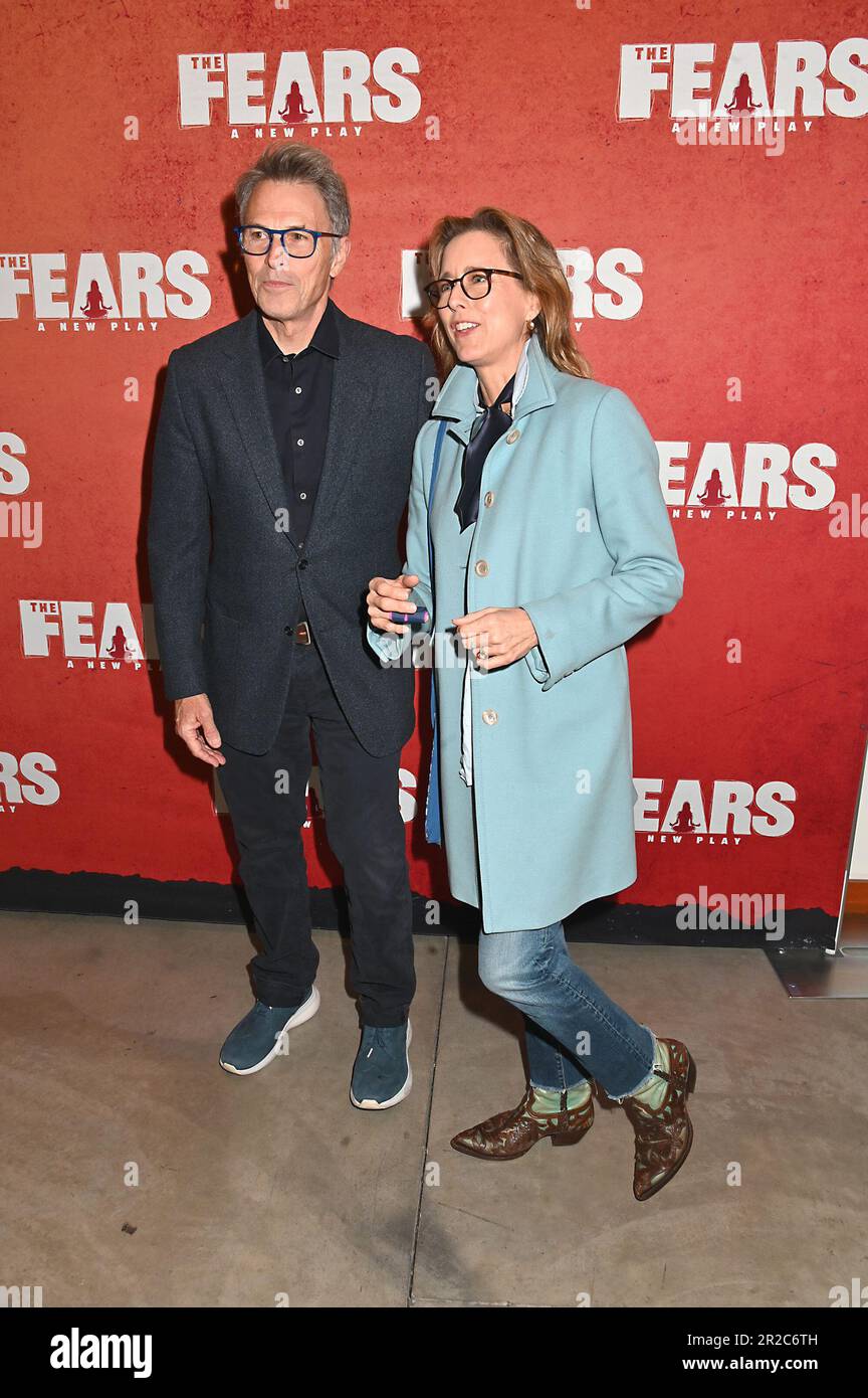 New York, USA on May 18, 2023. Tim Daly and Tea Leoni attend "The Fears