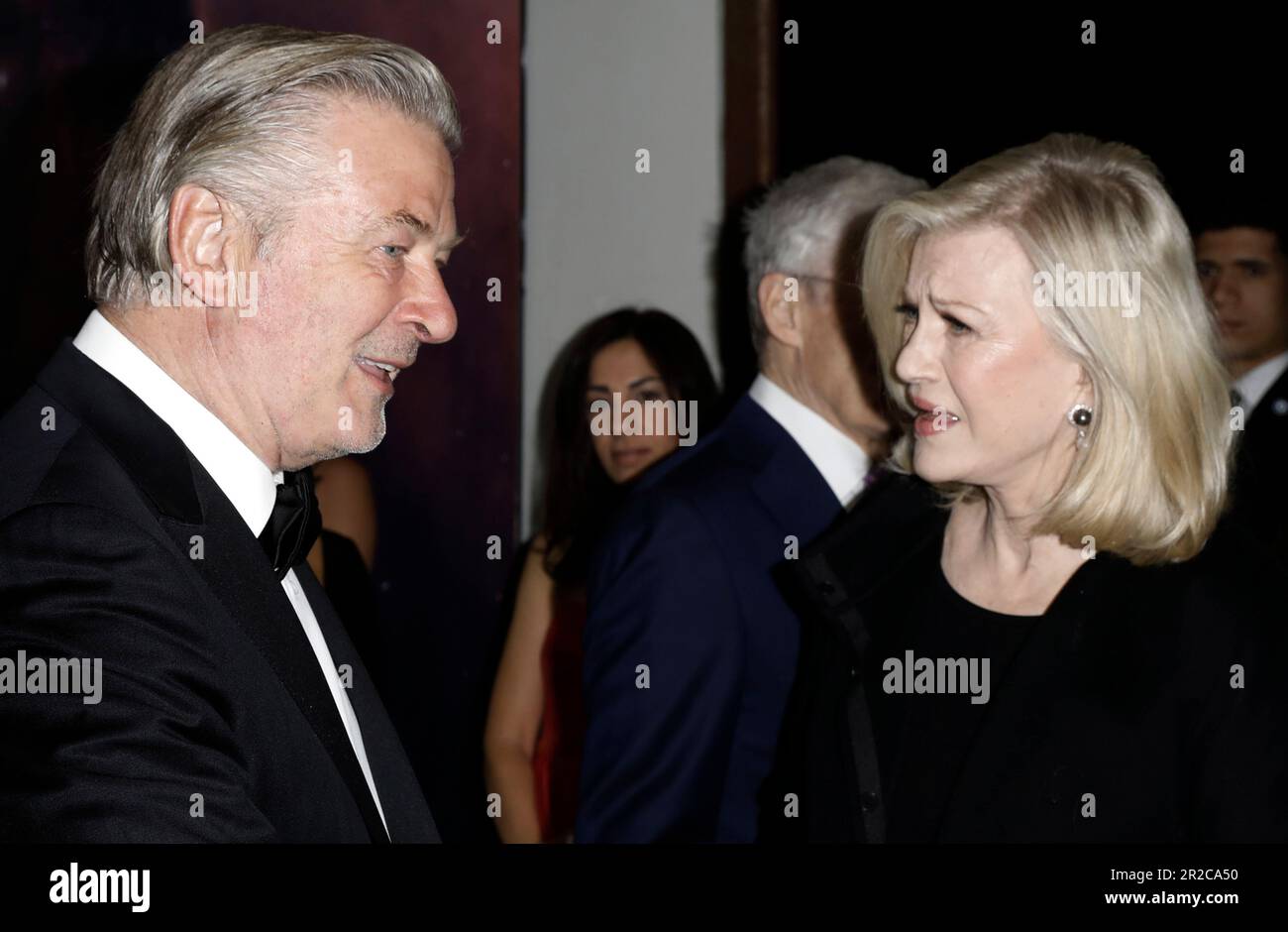 New York, United States. 18th May, 2023. Alec Baldwin, left and Diane Sawyer attend the 2023 PEN America Literary Gala at American Museum of Natural History on Thursday, May 18, 2023 in New York City. Photo by Peter Foley/UPI Credit: UPI/Alamy Live News Stock Photo