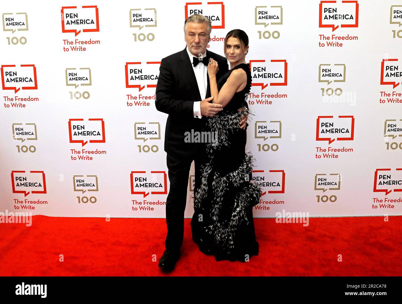 New York, United States. 18th May, 2023. Alec Baldwin and his wife Hilaria Baldwin attend the 2023 PEN America Literary Gala at American Museum of Natural History on Thursday, May 18, 2023 in New York City. Photo by Peter Foley/UPI Credit: UPI/Alamy Live News Stock Photo