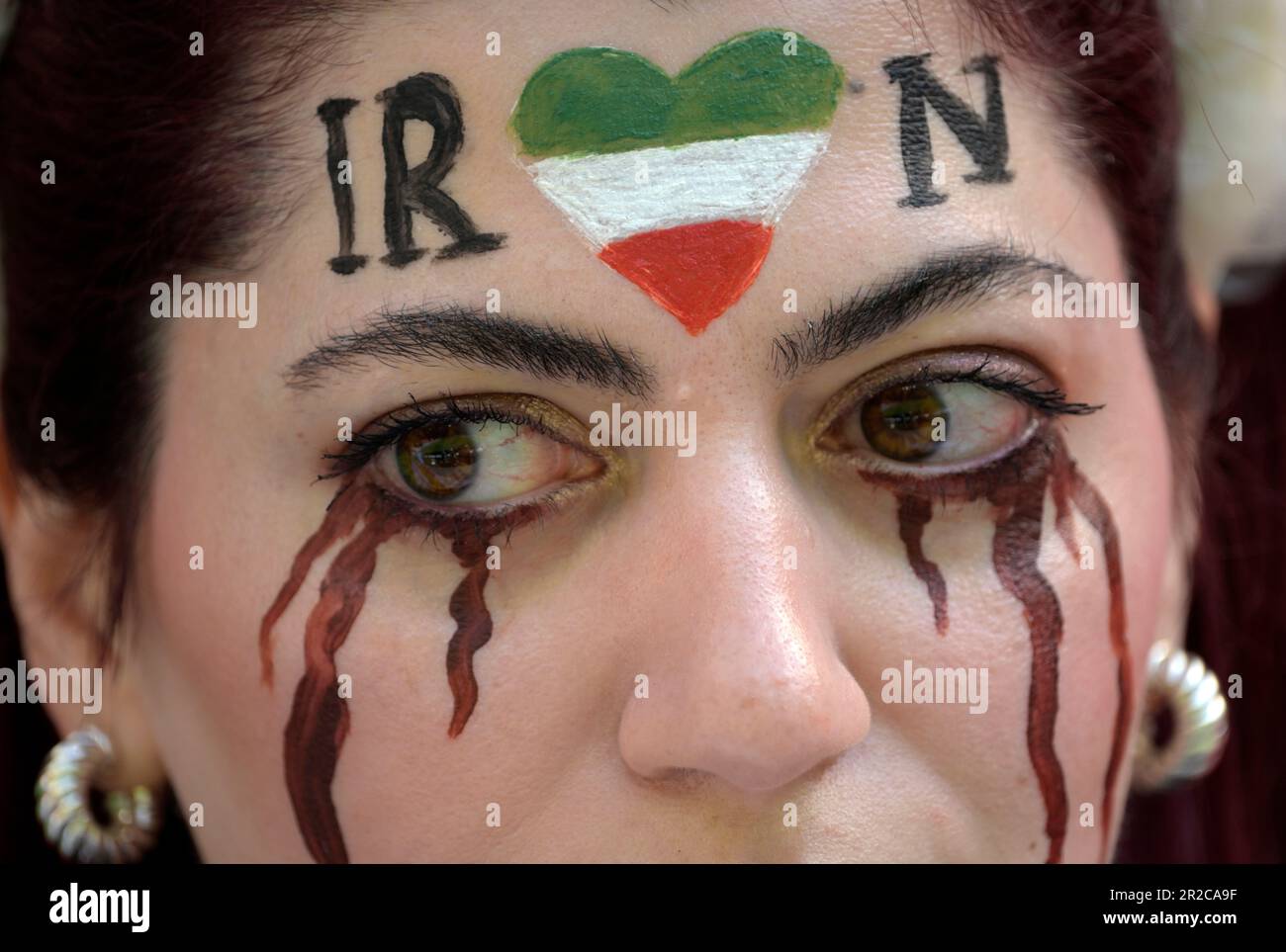 Tehran ,Iran July 10, 2022, Supporters of Iran national football team