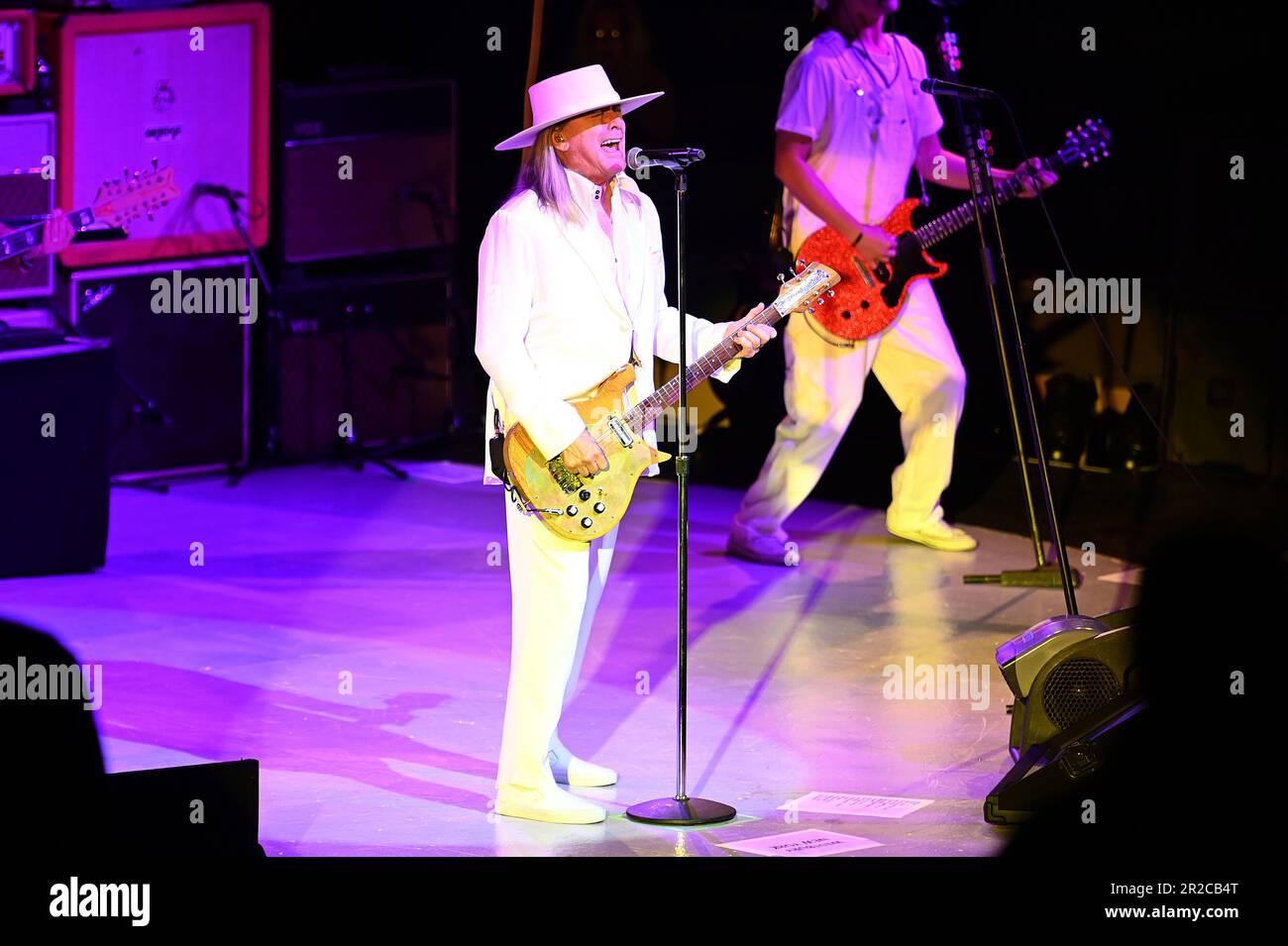 New York, USA. 18th May, 2023. Cheap Trick lead singer Robin Zander