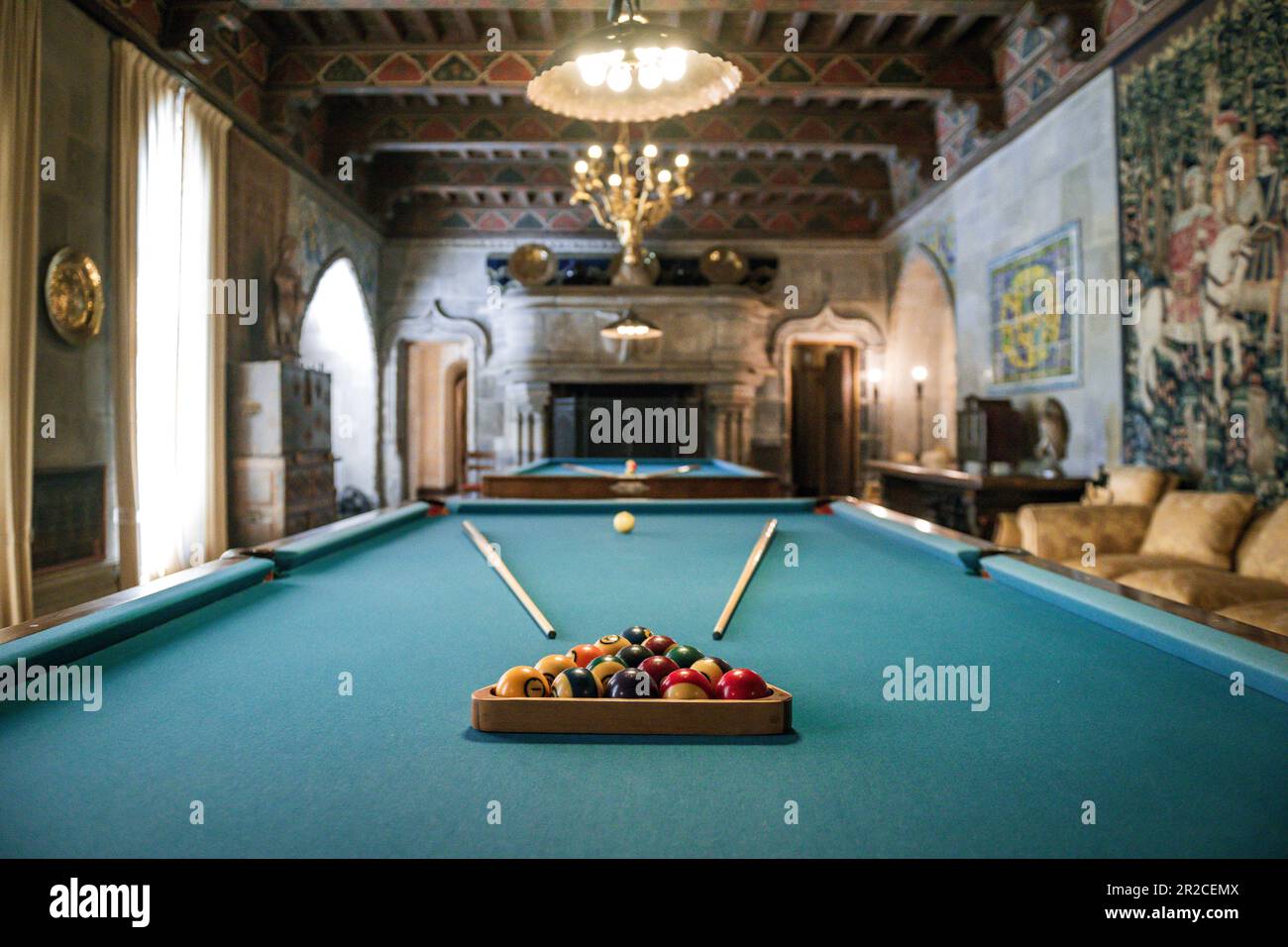 The castle pool room hi-res stock photography and images - Alamy