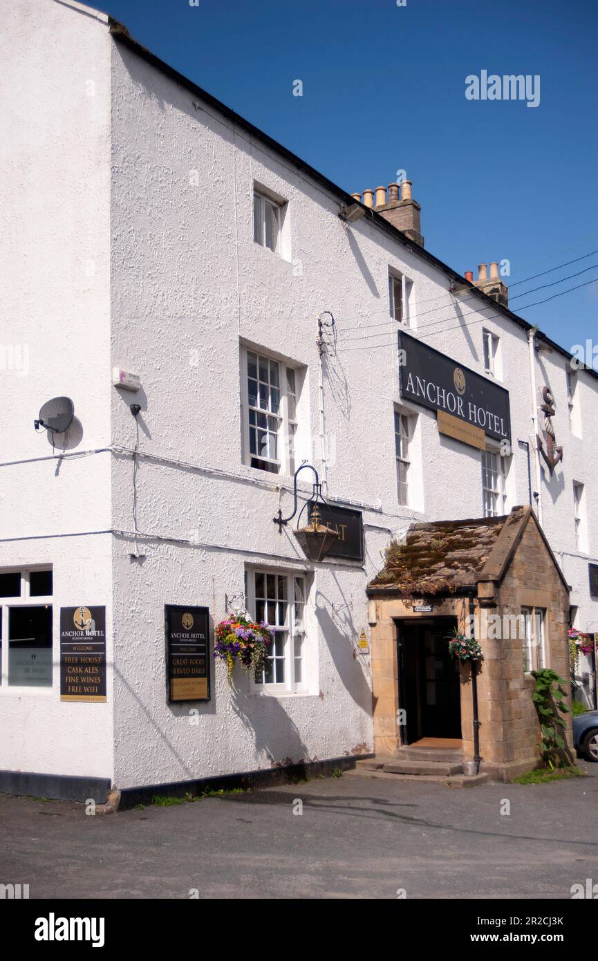 The Anchor hotel pub, Haydon Bridge, Northumberland Stock Photo Alamy