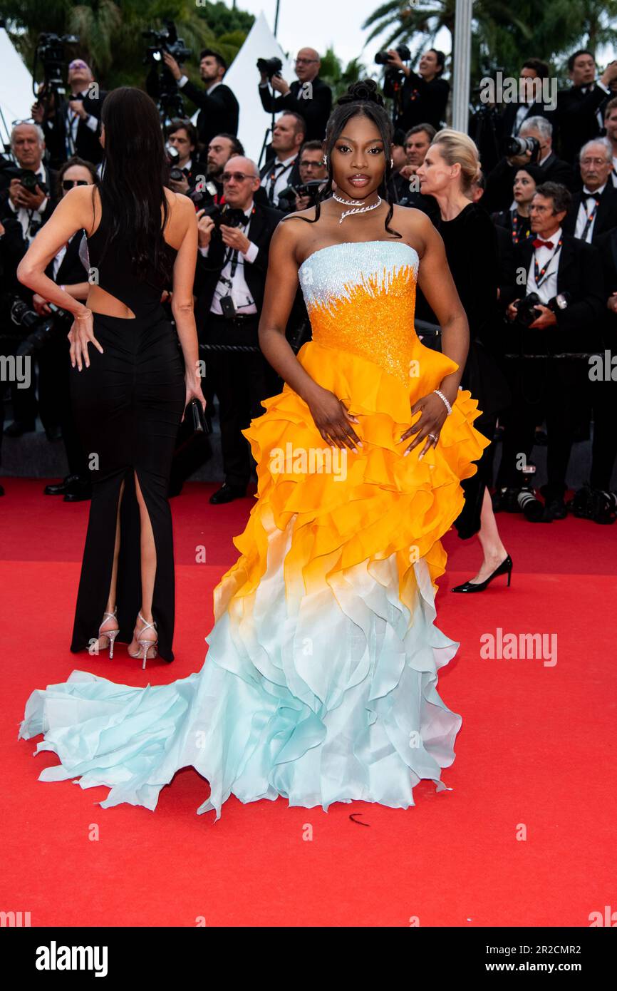 Patricia Bright 76th Cannes Film Festival Red Carpet of the movie Indiana Jones And The Dial Of Destony part 1 Cannes France. 18th May 2023. SGPItalia id 129683 25 Not Exclusive