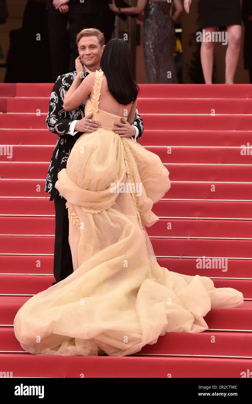 Matthias Schweighoefer and Ruby O. Fee attend the premiere of „Indiana ...