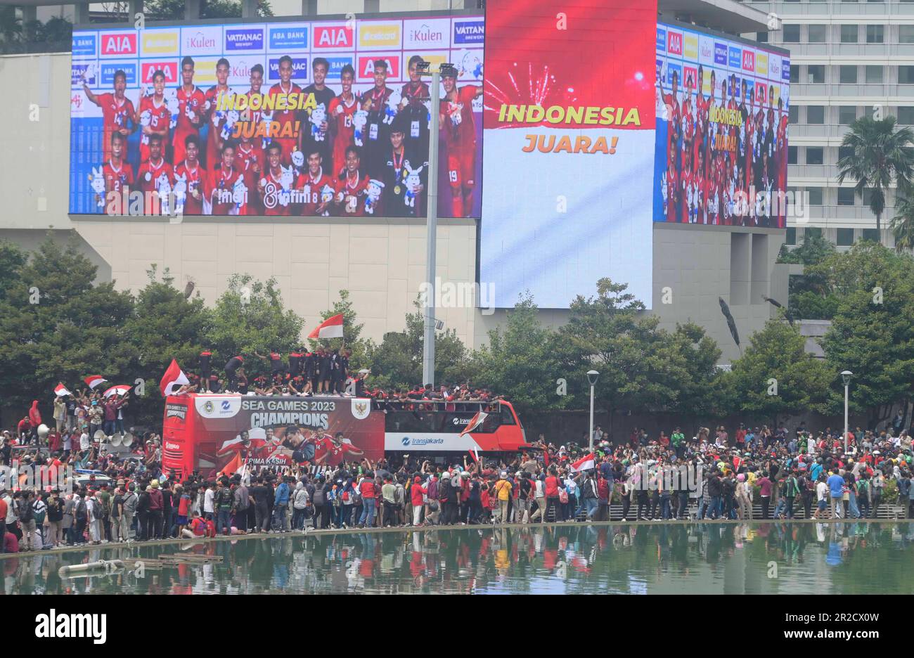 Jakarta, Indonesia. 19th May, 2023. Indonesian U22 national football