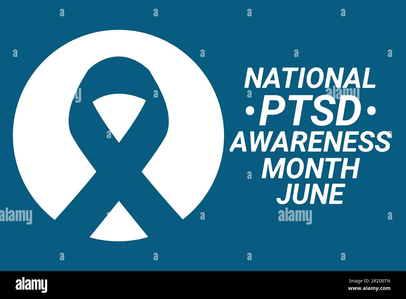 National Ptsd Awareness Month June Holiday Concept Template For Background Banner Card