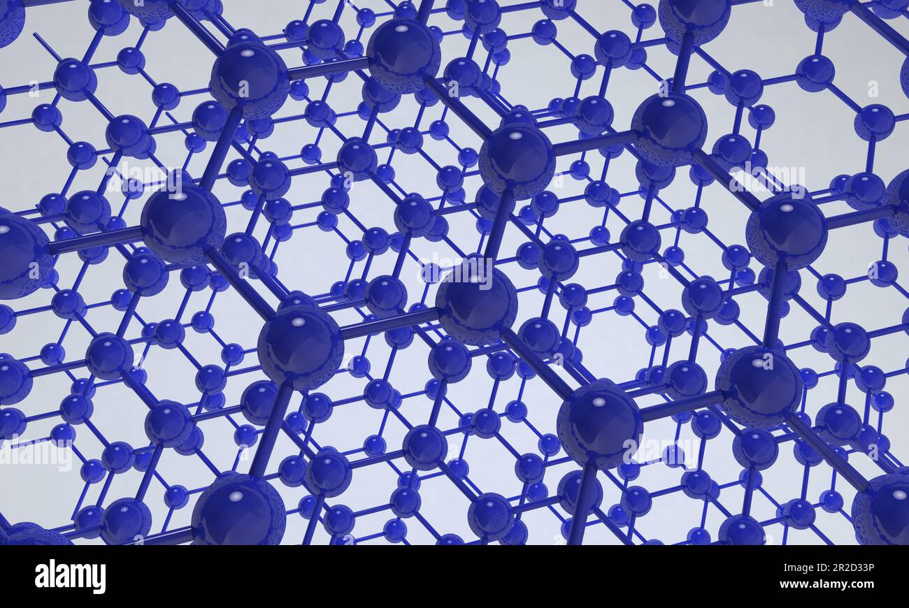 The crystal lattice of graphene. Abstract background Stock Photo Alamy