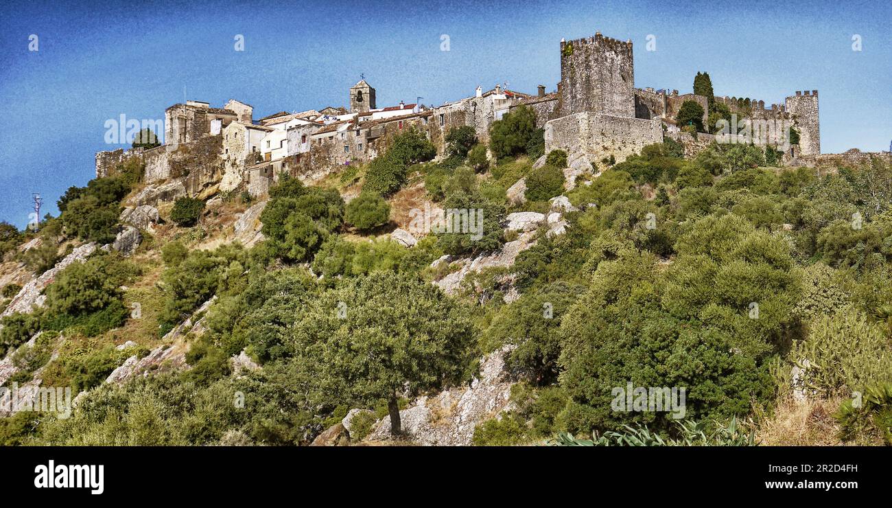 Medieval Castle and Village, Castellar de la Frontera, Cádiz, Andalucía ...