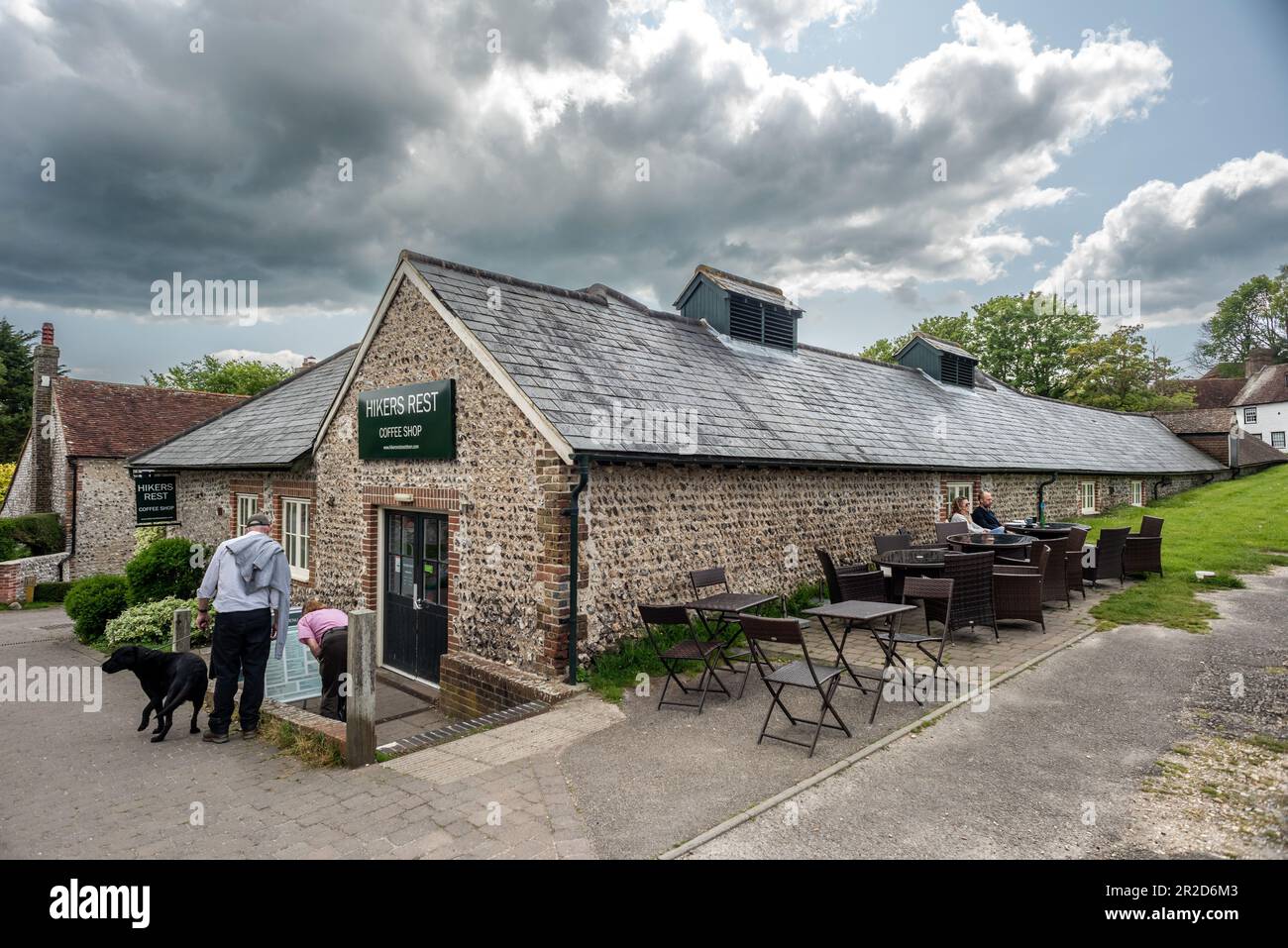 East Dean, May 16th 2023 The Hiker's Rest coffee shop Stock Photo Alamy