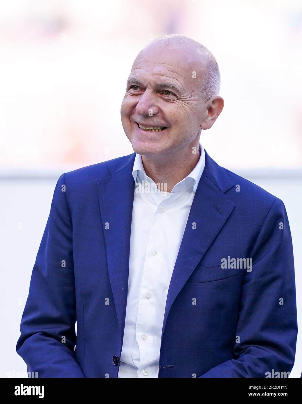 Cologne, Germany. 18th May, 2023. DFB president Bernd Neuendorf during the DFB Pokal Final football match between VFL Wolfsburg and SC Freiburg at RheinEnergieSTADION in Cologne, Germany. (Daniela Porcelli/SPP) Credit: SPP Sport Press Photo. /Alamy Live News Stock Photo