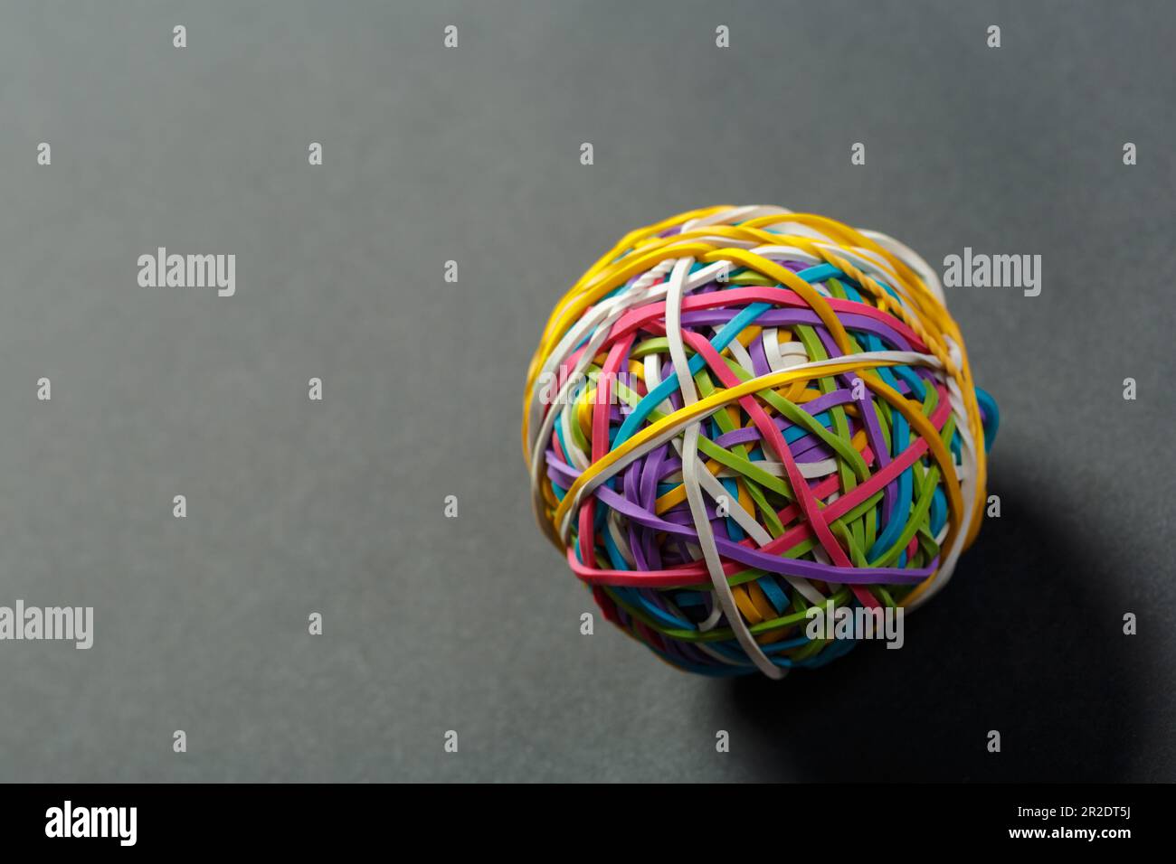 Rubber Band Ball Stock Photo Alamy