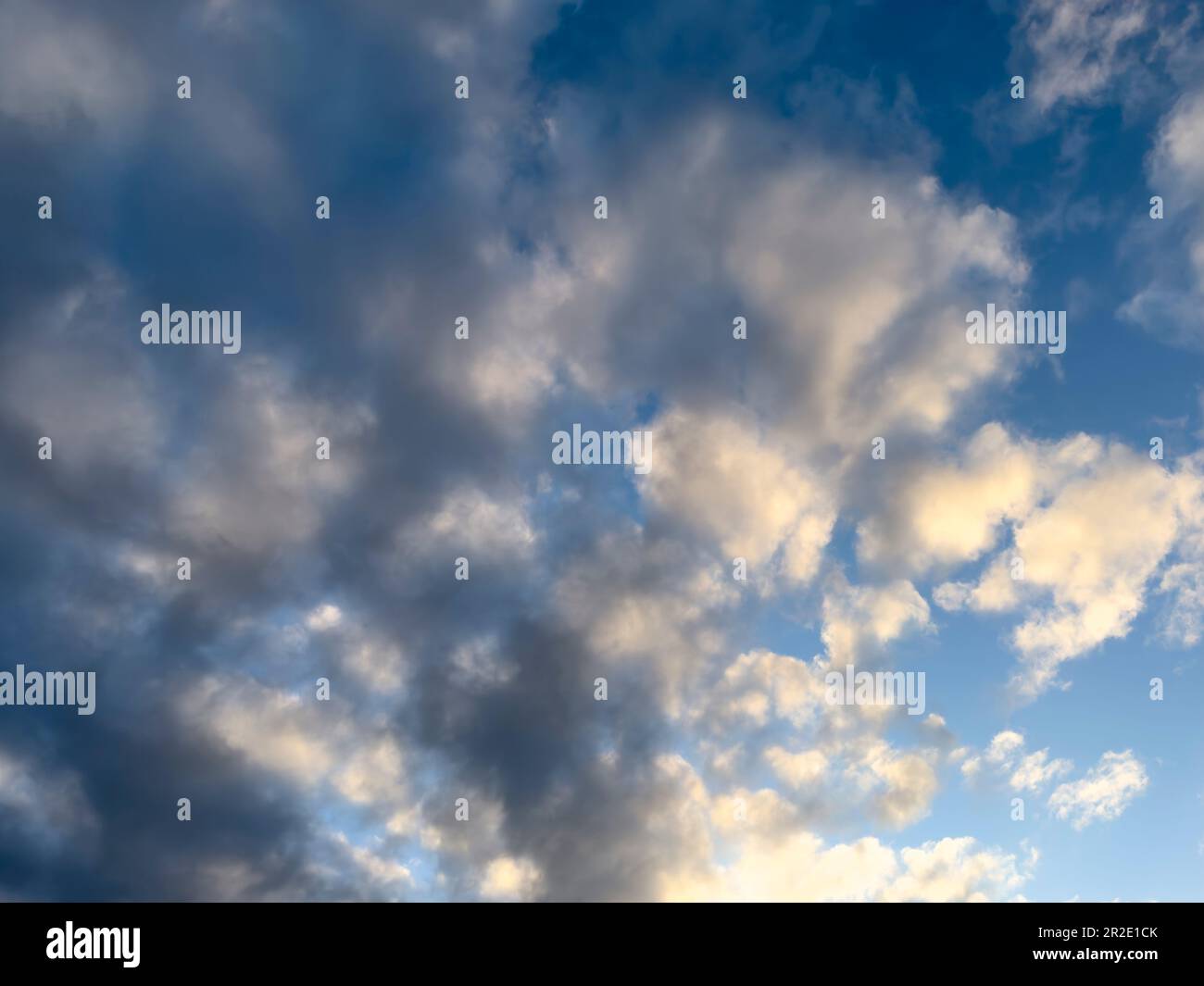 cloudy sky. blue sky and white clouds Stock Photo - Alamy