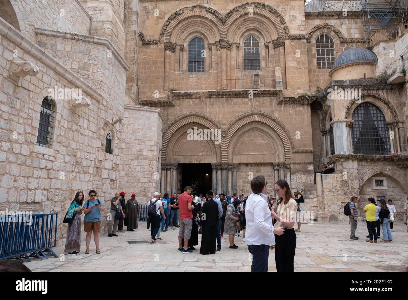 Church of Holy Sepulchre in Jerusalem, Israel. Stock Photo
