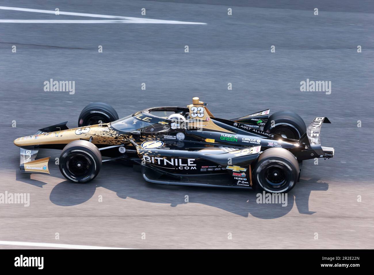 Indianapolis, United States. 18th May, 2023. Ed Carpenter (33) of ...