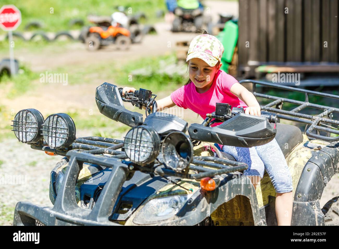 girls electric quad