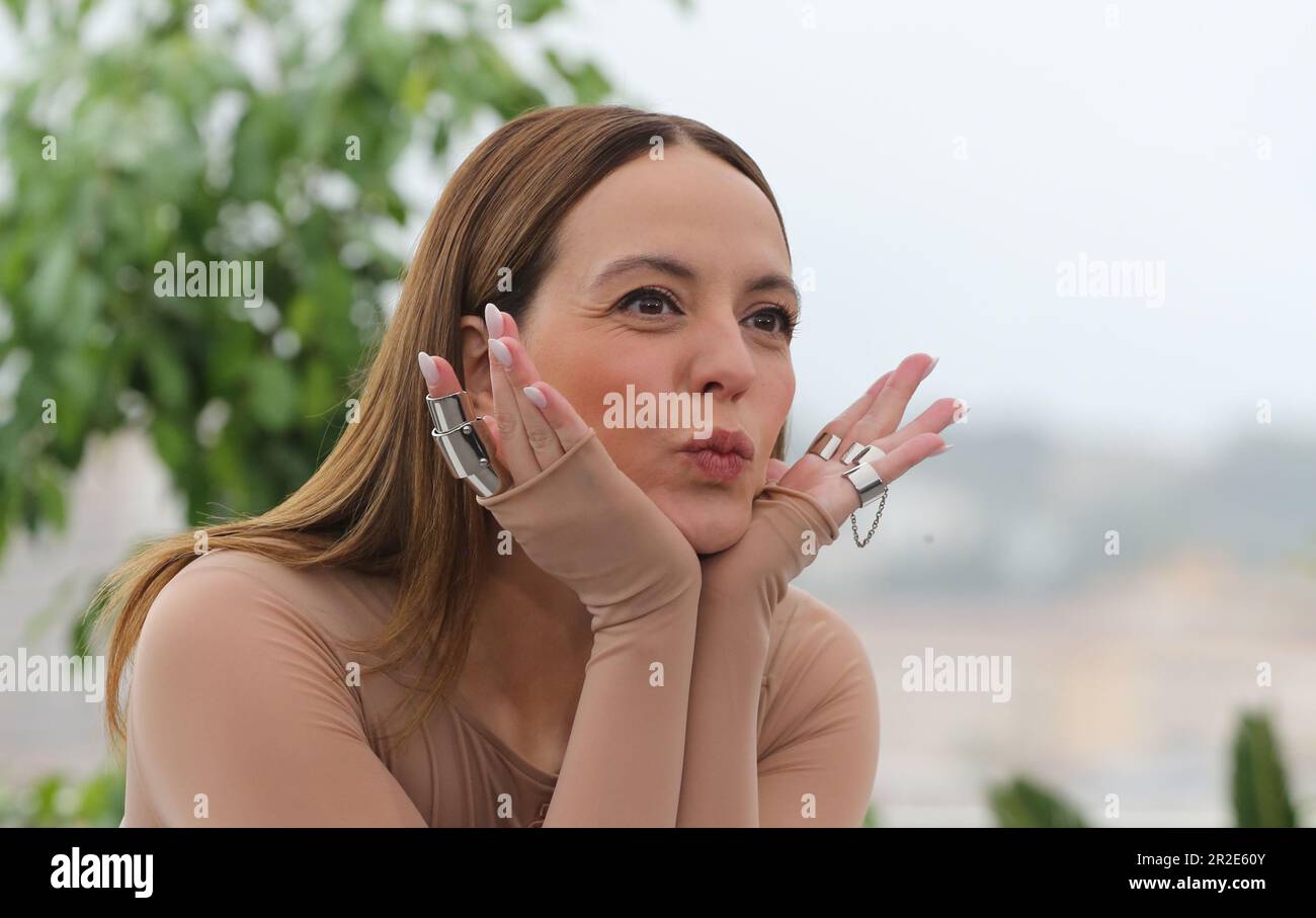 Cannes france 19th may 2023 director monia chokri at the photo call