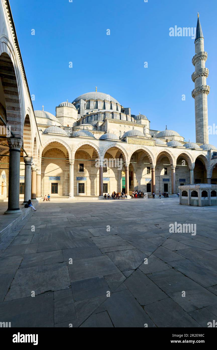 Istanbul Turkey. Süleymaniye Mosque Stock Photo