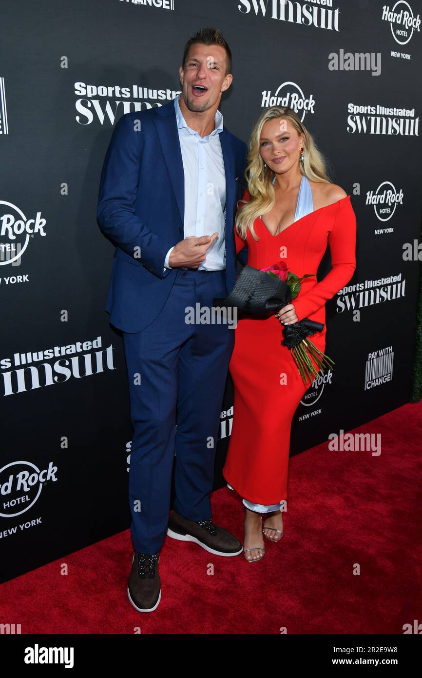 Rob Gronkowski, Camille Kostek Stock Photo