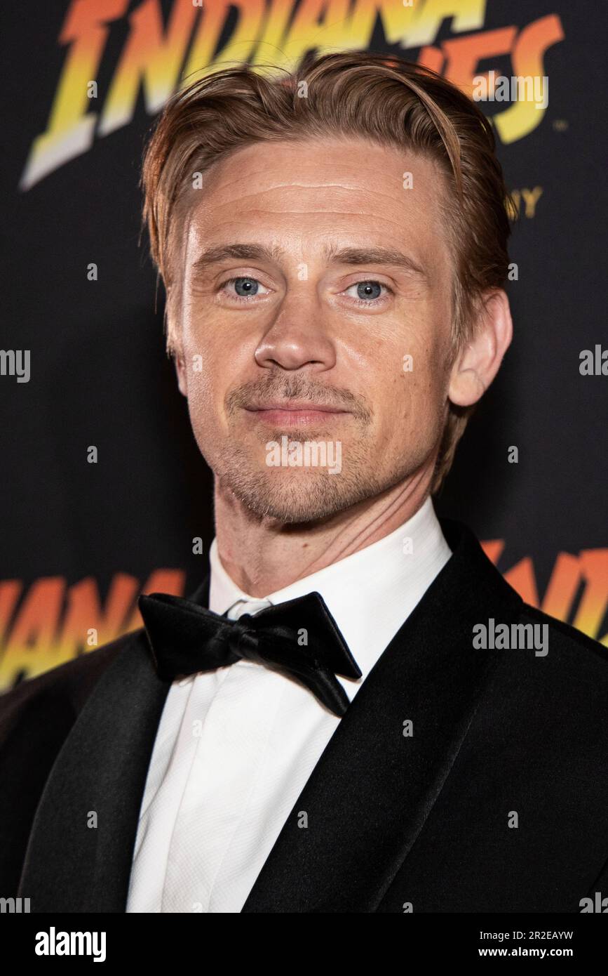 Boyd Holbrook poses for photographers upon arrival for the 'Indiana