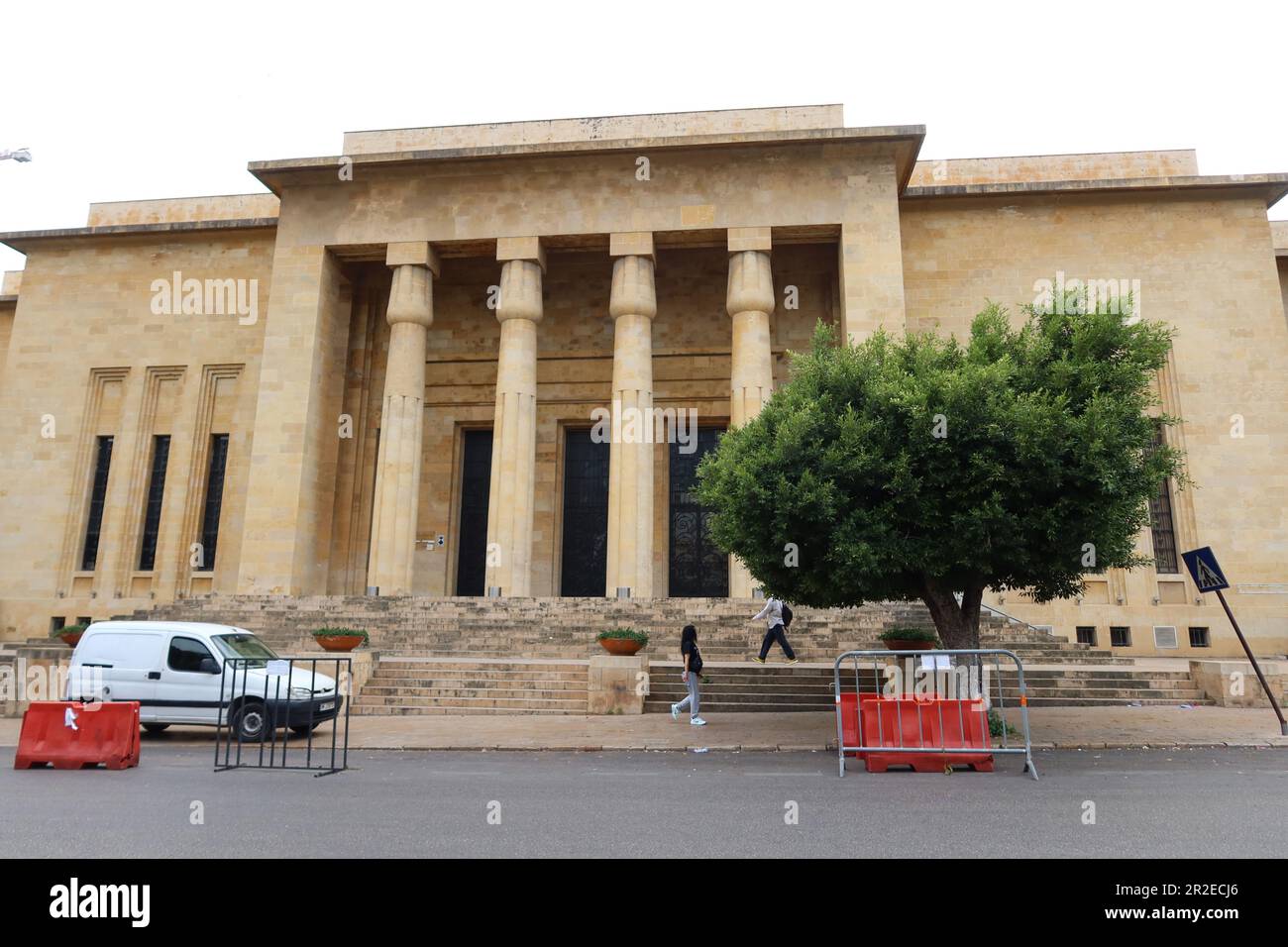 The National Museum of Beirut, Lebanon on May 18, 2023. Opened in 1942 ...