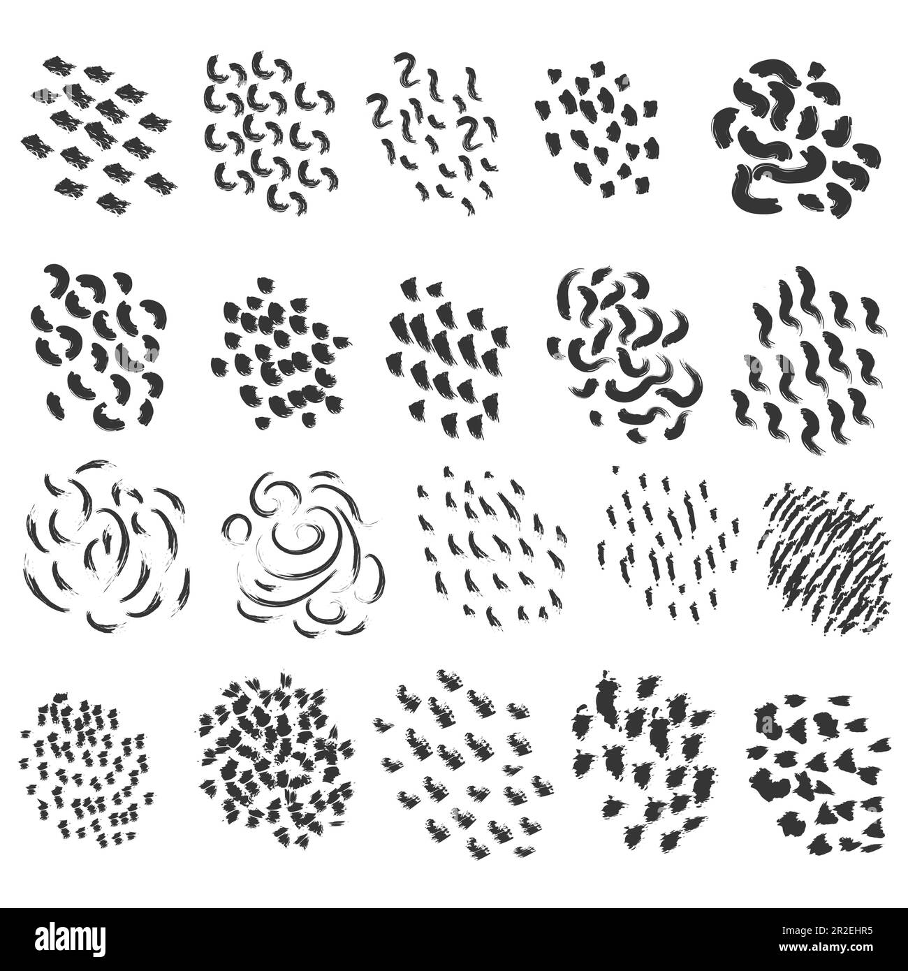 Abstract elements hand drawn bundle collection for your company or