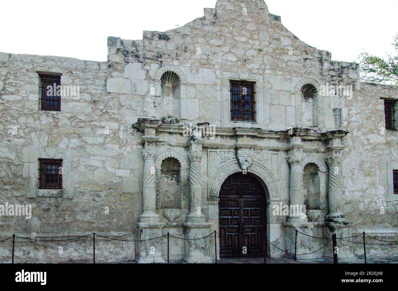 The Battle of the Alamo was pivotal in the Texas Revolution Stock Photo