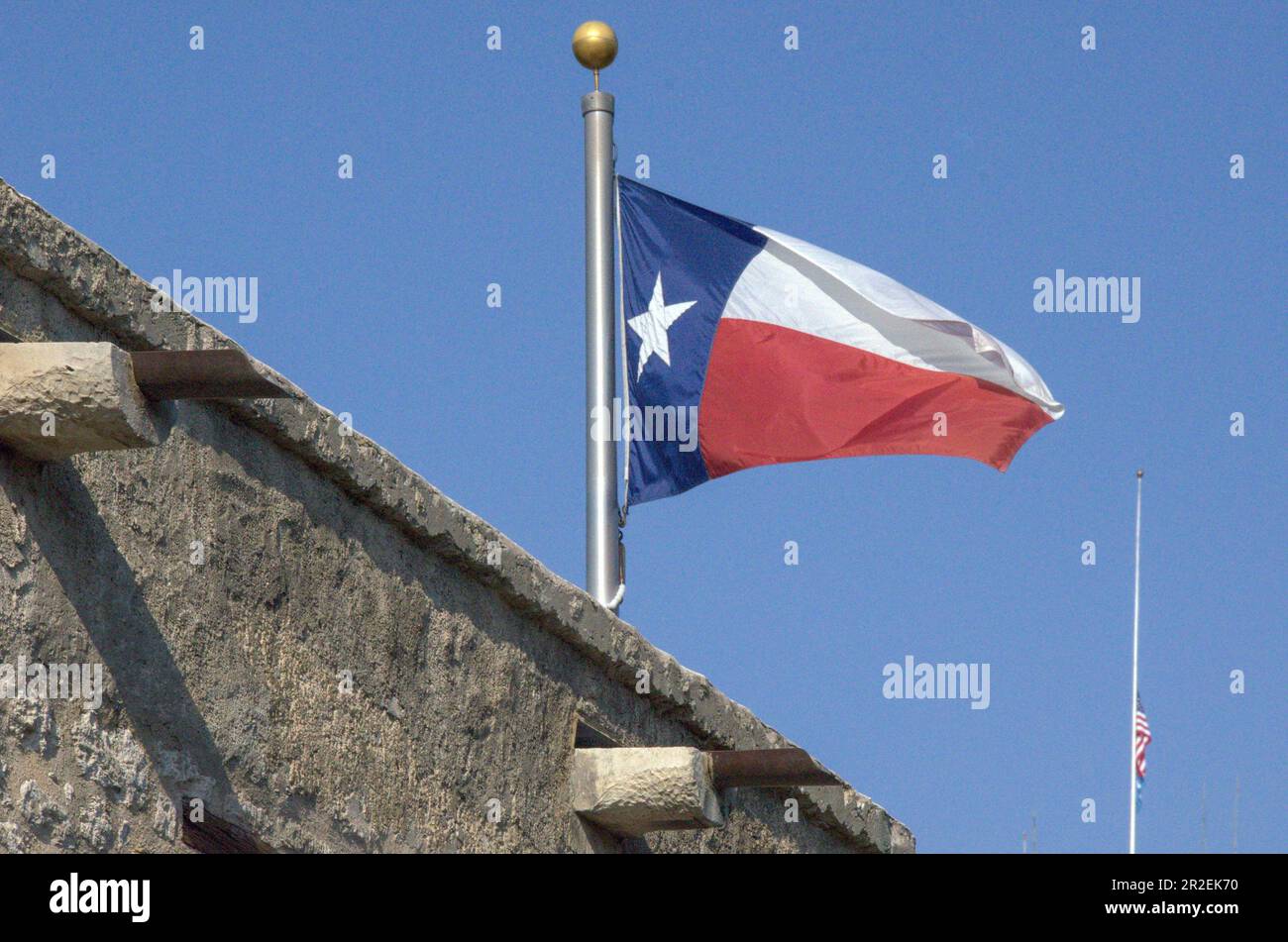 The Battle of the Alamo was pivotal in the Texas Revolution Stock Photo