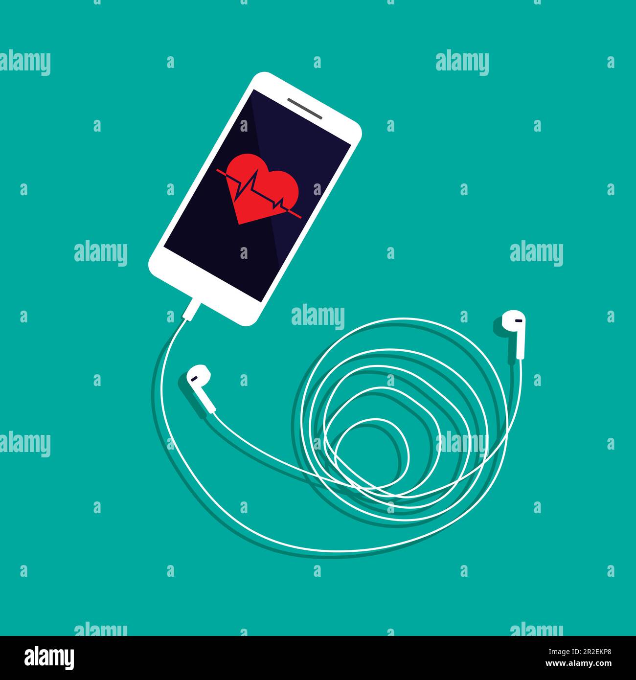 Healthy heart activity Stock Vector Images - Alamy