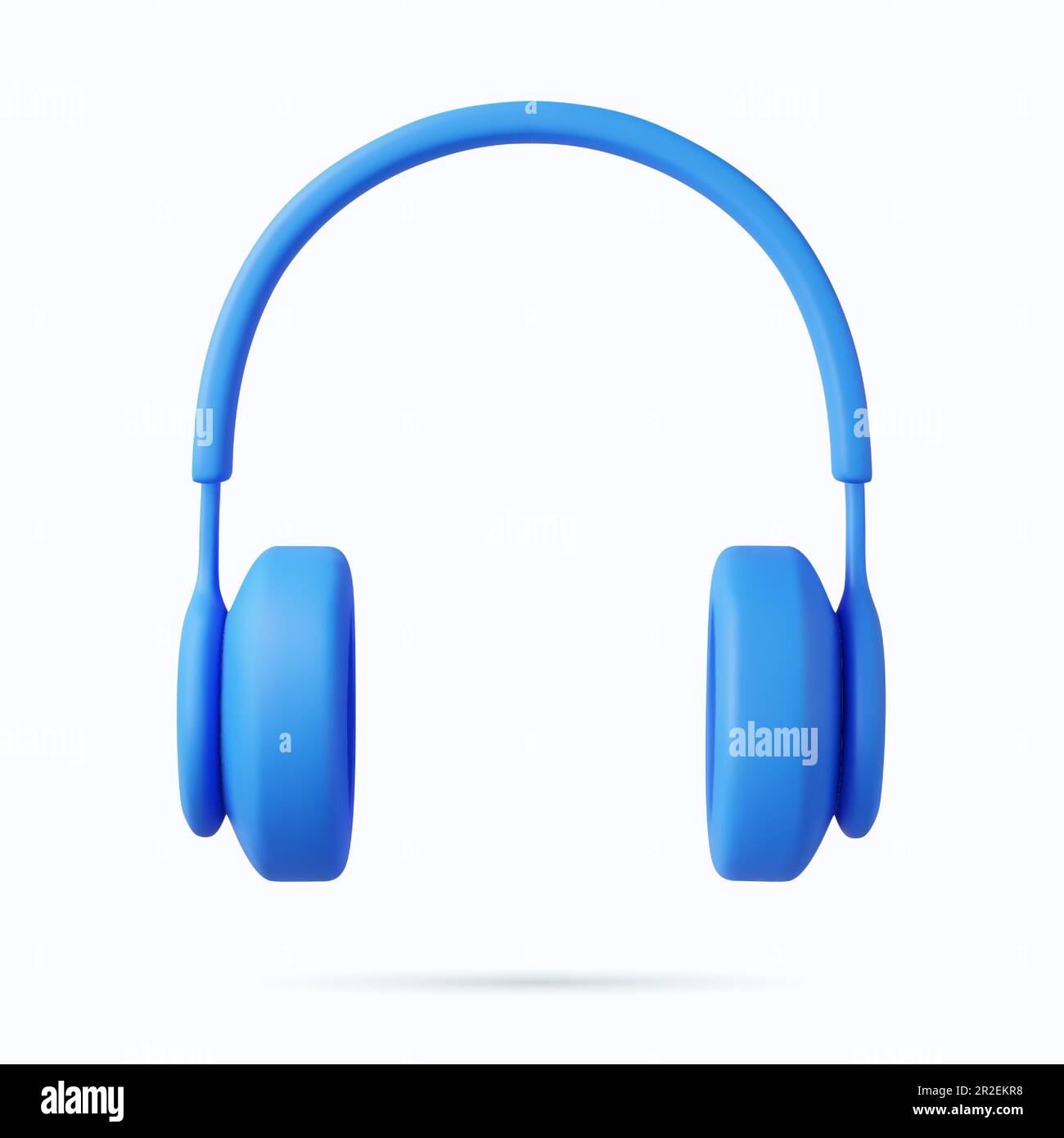 3d headphones isolated on white background Stock Vector Image & Art - Alamy