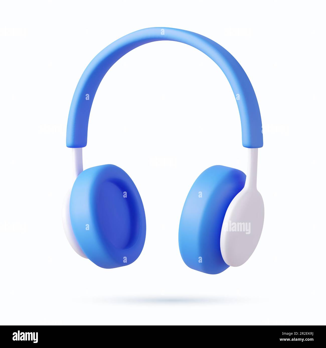 3d headphones isolated on white background Stock Vector Image & Art - Alamy