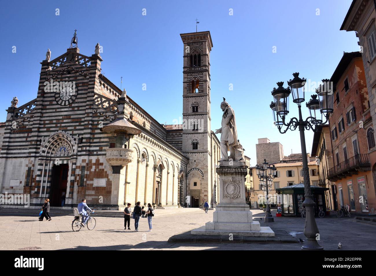 at the Duomo in Prato, Toscana, Italy Stock Photo
