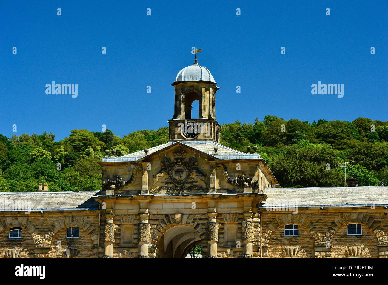 Part of Chatsworth House, Bakewell, Derbyshire, England Stock Photo - Alamy