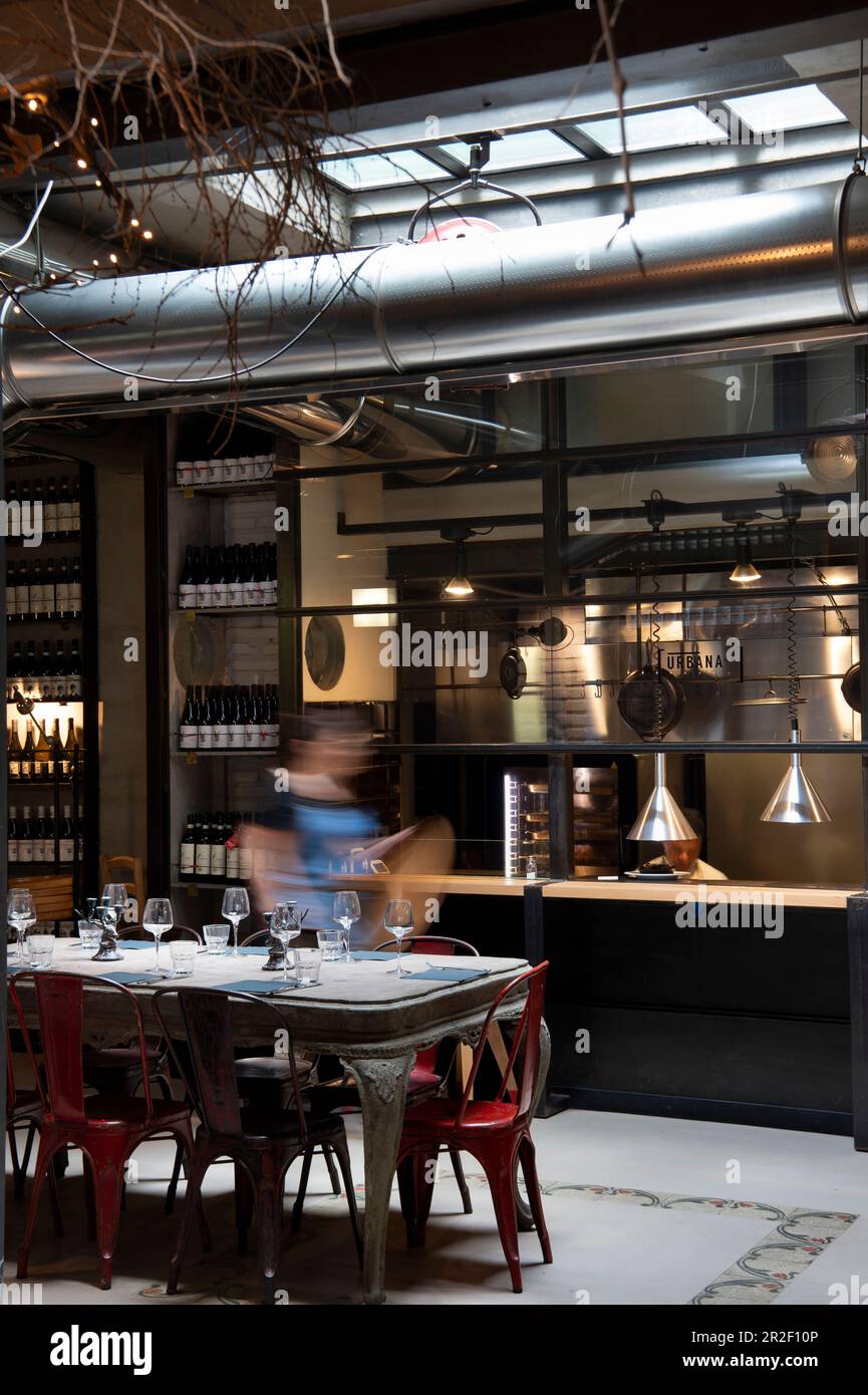 Rome, Italy, Interiors of Urbana 47 Restaurant, Rome, Italy Stock Photo ...