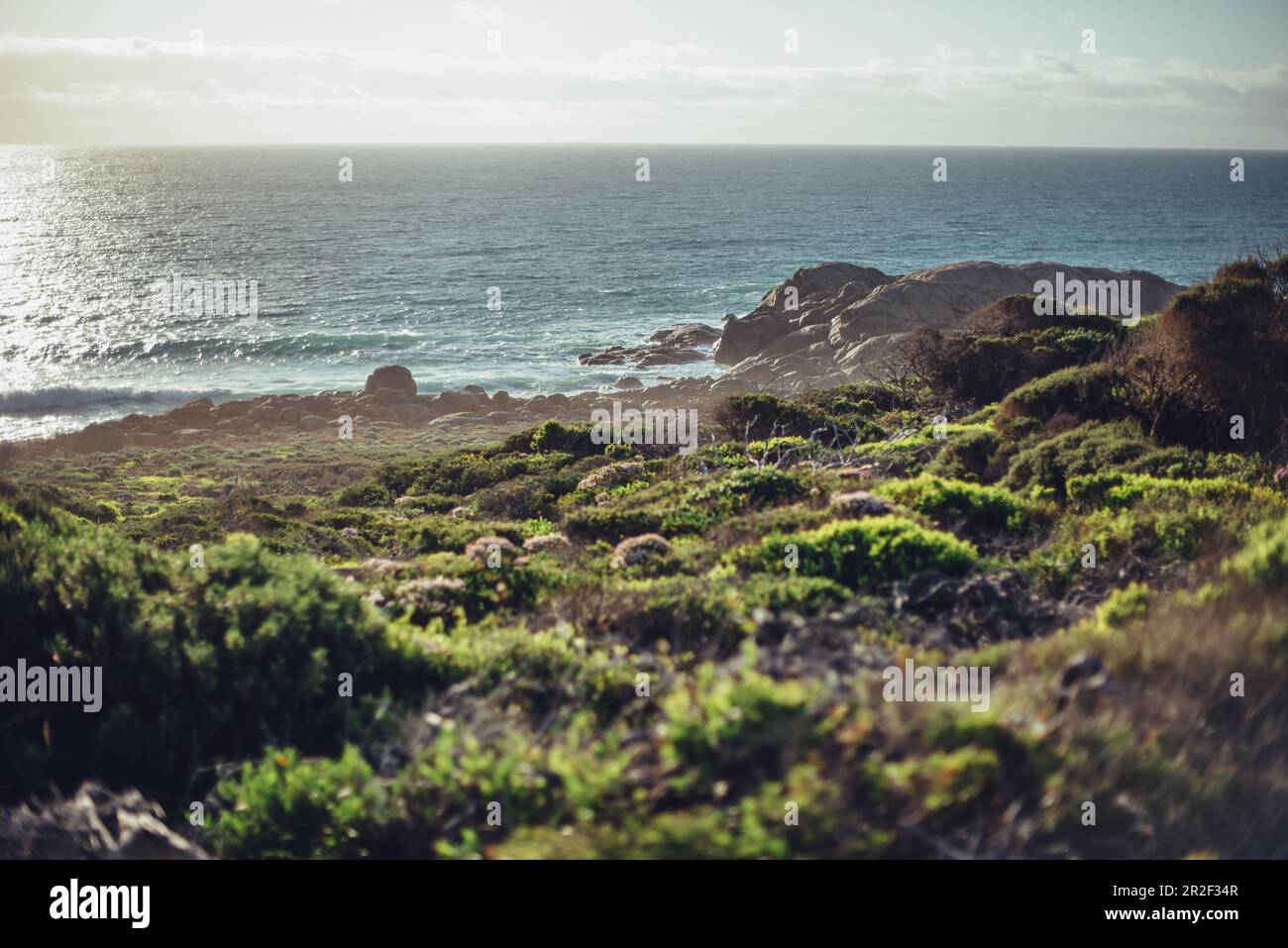 Above Smiths Beach at Margaret River, Western Australia, Australia, Oceania; Stock Photo