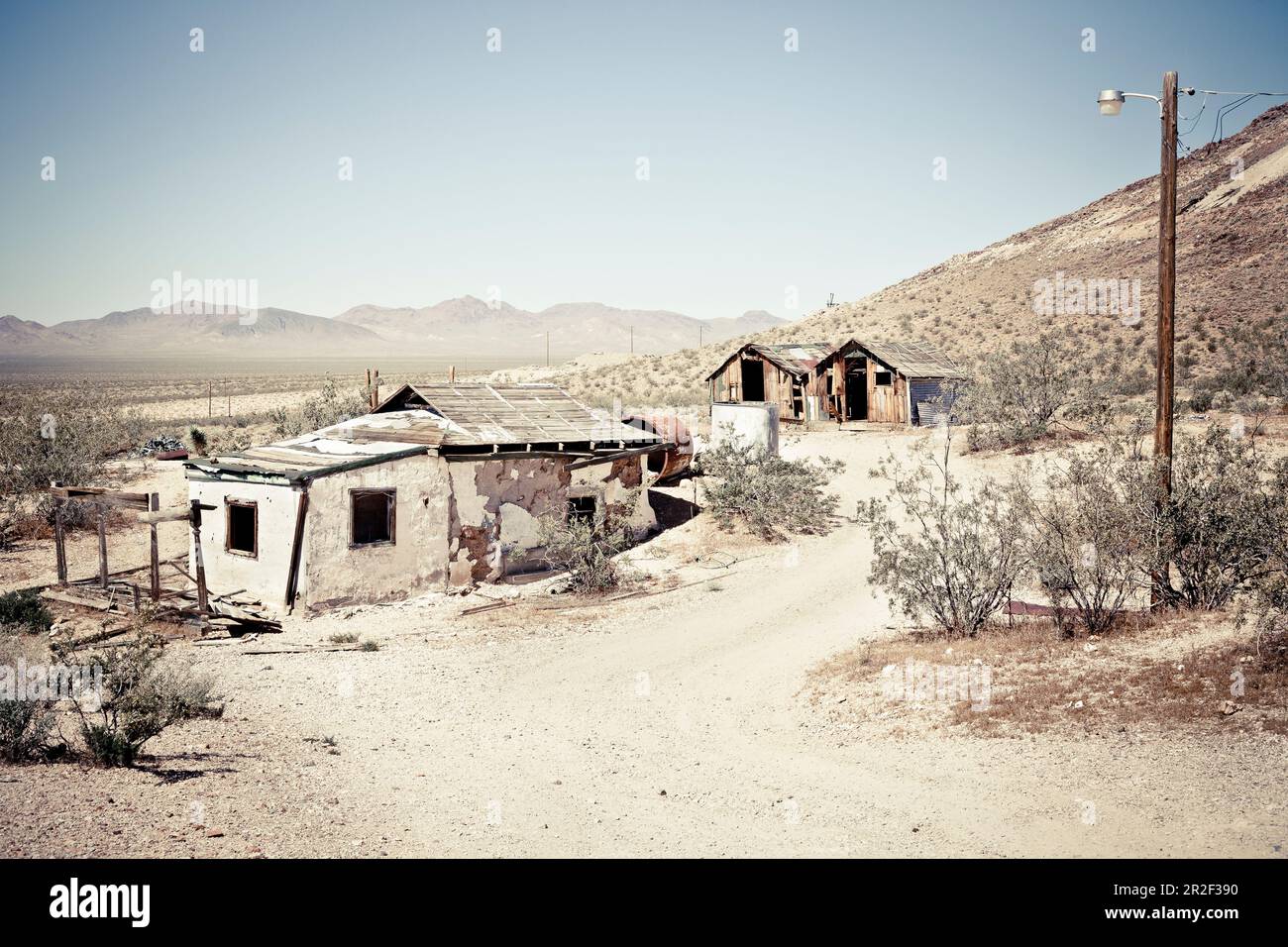 Ghost Down of Rhyolite, Death Valley National Park, California, USA ...