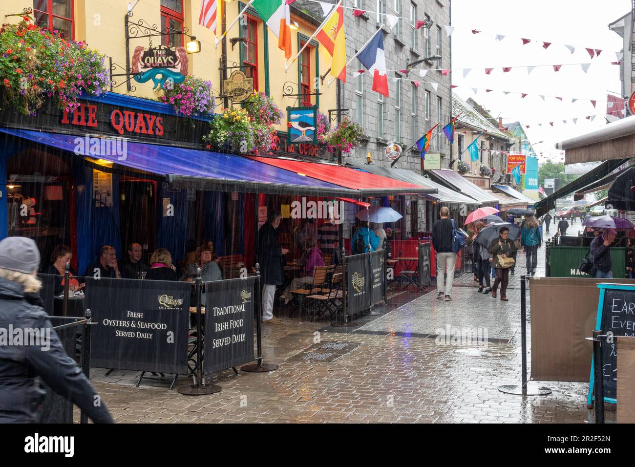 High Street, Galway City, County Galway, Ireland Stock Photo
