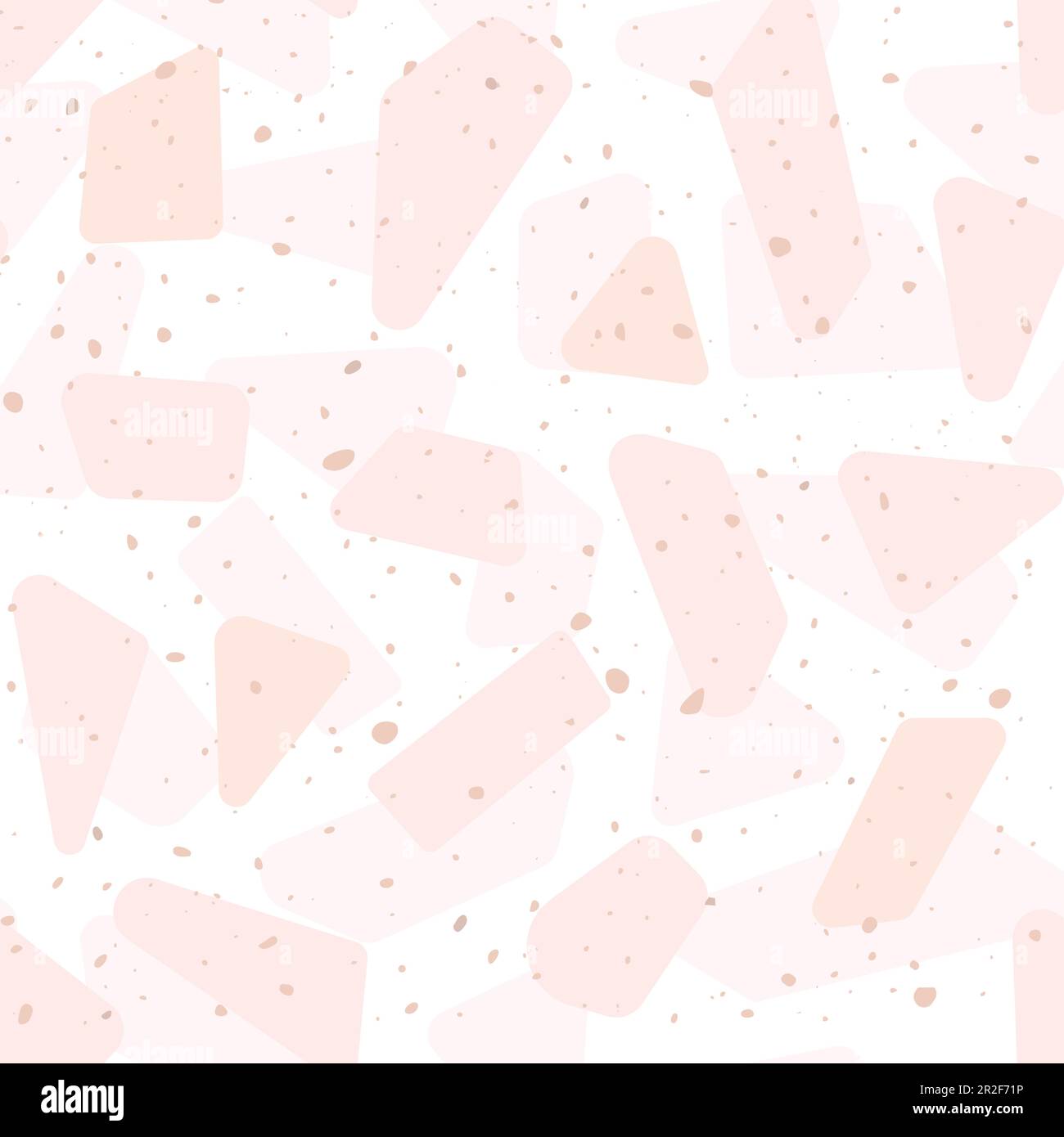 Terrazzo vector seamless pattern. Large granite mosaic, marble, stones ...