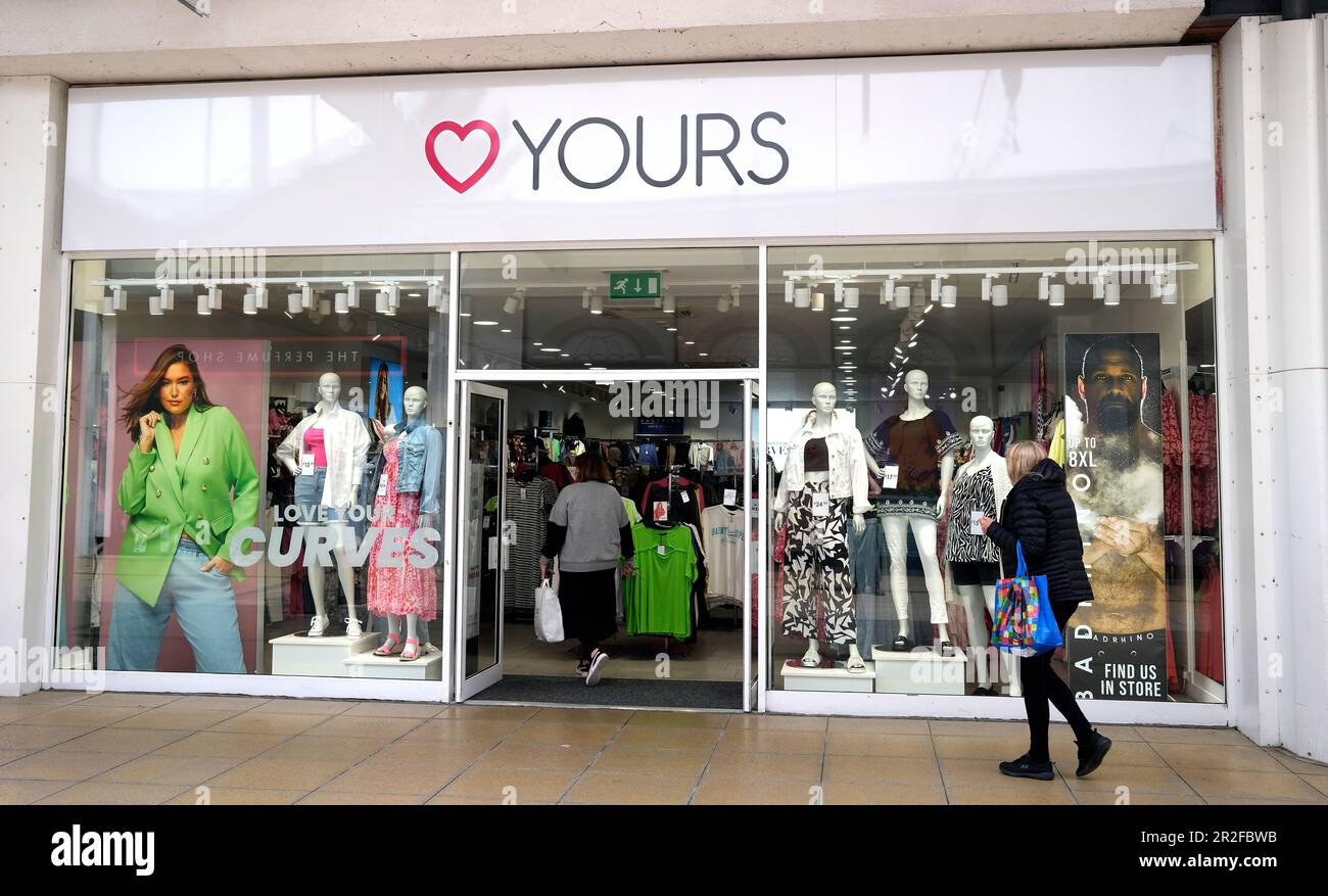 yours retail clothing shop in westwood cross shopping centre,east kent,uk may 2023 Stock Photo