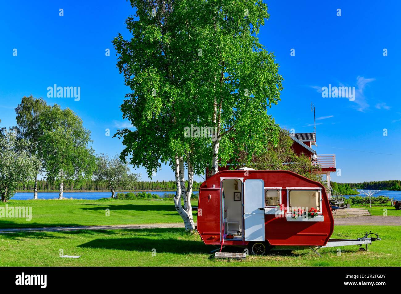 A decorated caravan hi-res stock photography and images - Alamy