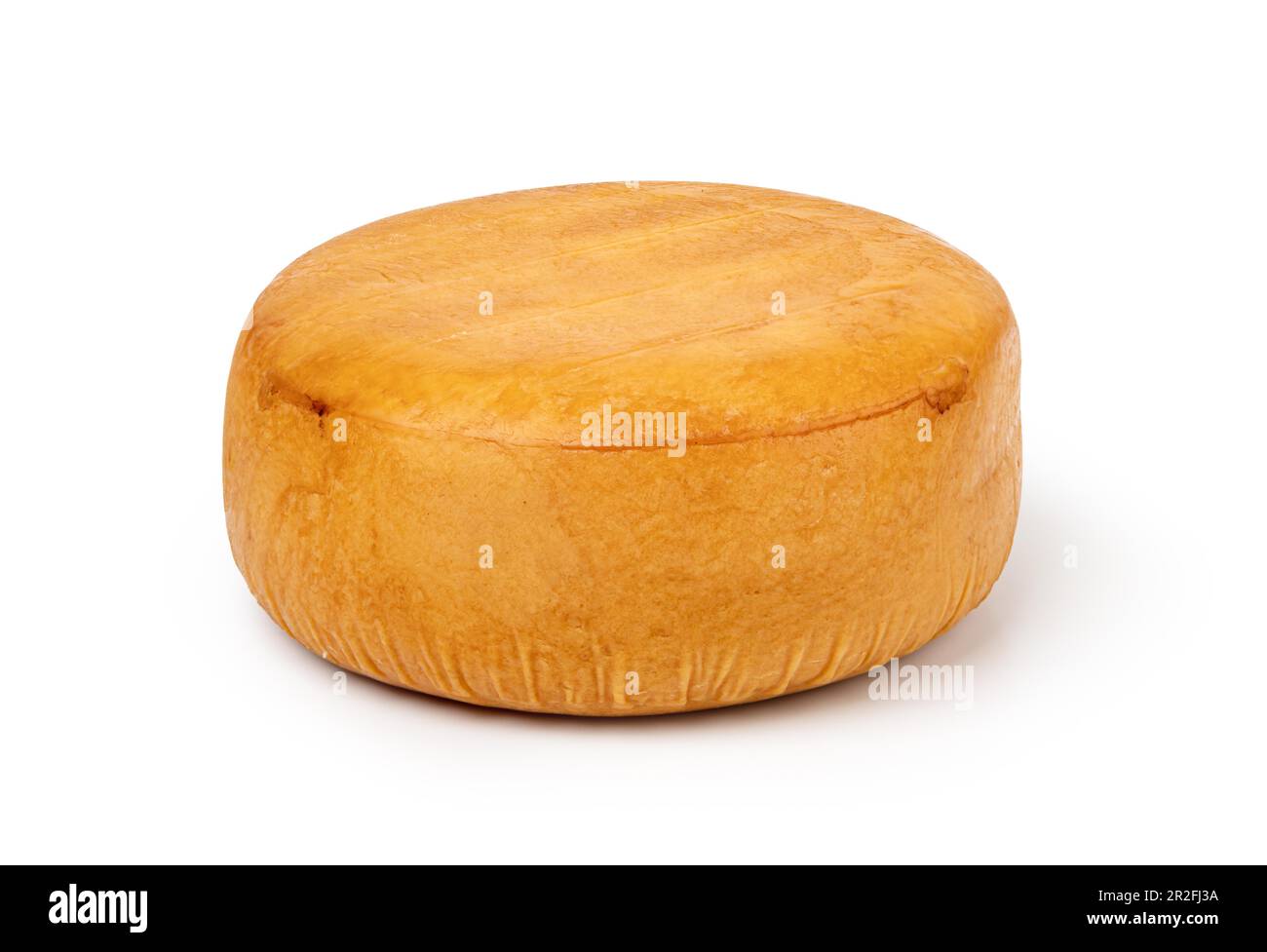 Smoked natural cheese, isolated on white background Stock Photo - Alamy
