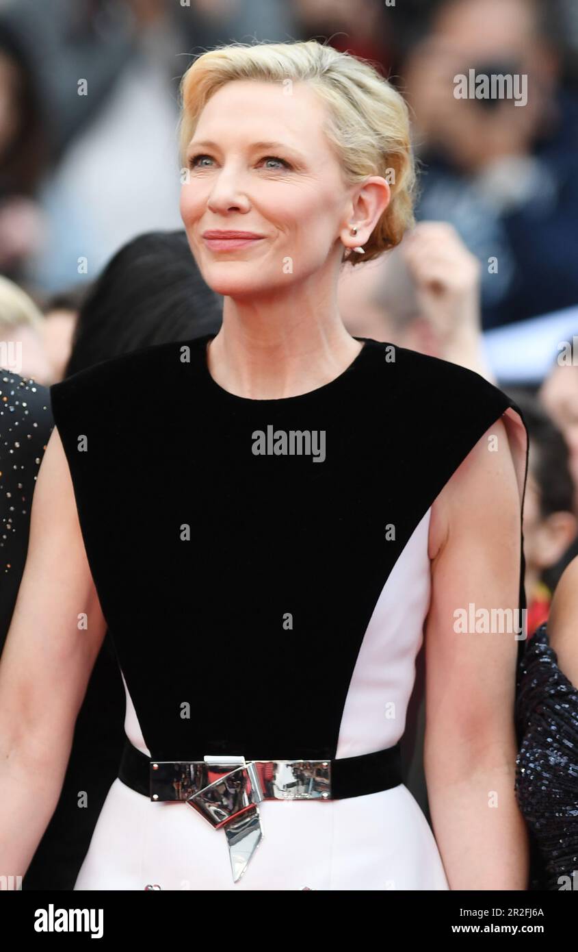 Cannes, France. 19th May, 2023. Australian actress Cate Blanchett