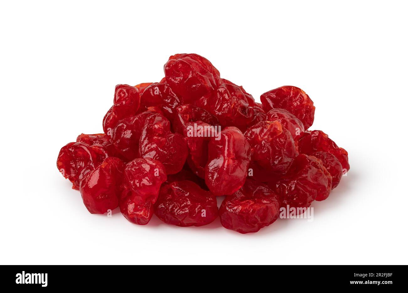 Dried cherry isolated over white background Stock Photo Alamy