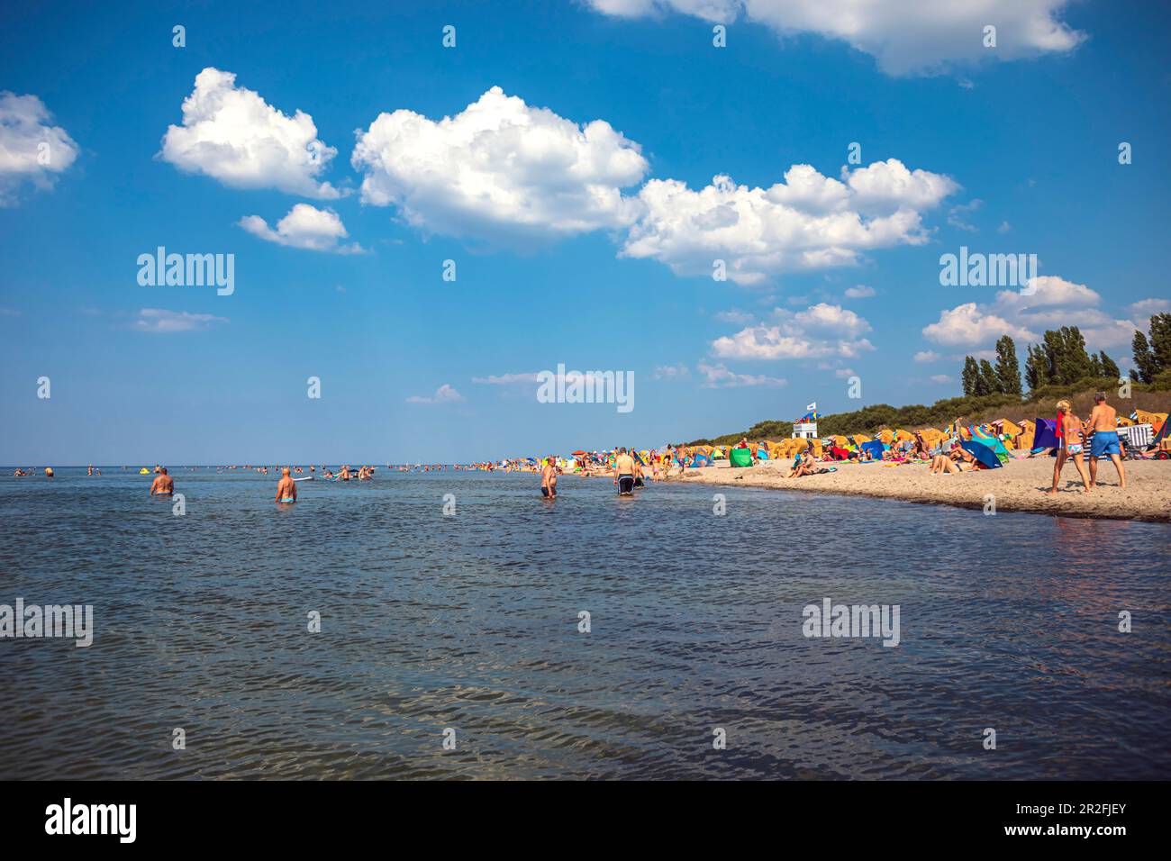 Beach of Timmendorf on Poel Island near Wismar, Mecklenburg-Western Pomerania, Germany Stock Photo