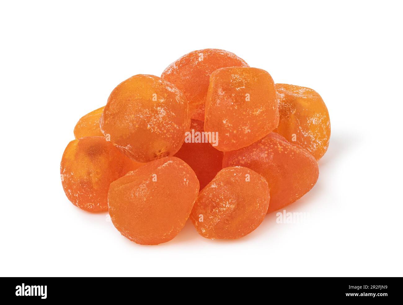 Dried tangerine fruits isolated over white background Stock Photo Alamy