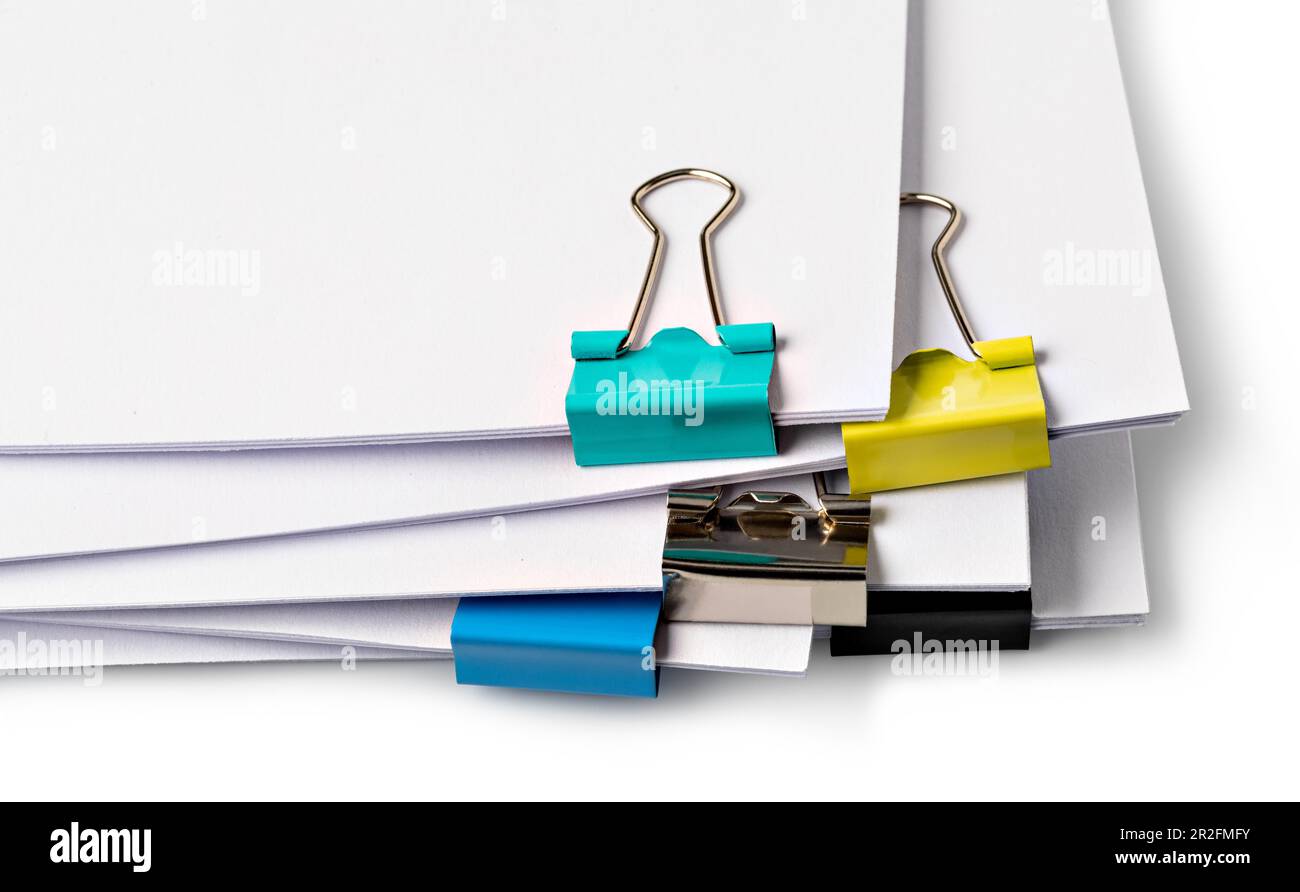 Colorful paperwork hi-res stock photography and images - Alamy