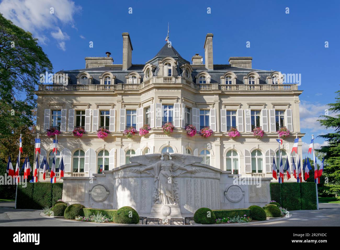 Hotel de Ville, Town Hall, Epernay, Champagne, Marne, France Stock Photo