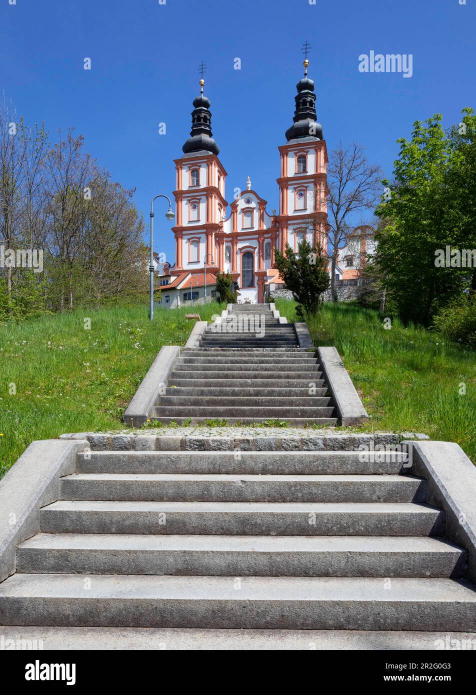 Baroque, Franciscan monastery, place of pilgrimage, pilgrimage church, basilica Mariatrost, Graz, Styria, Austria Stock Photo